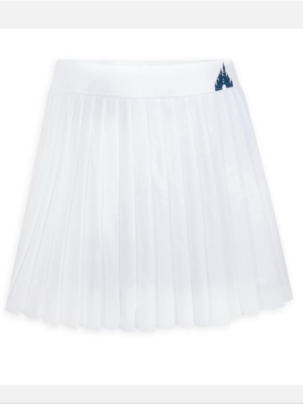 Disney Fantasyland Castle Pleated Skirt Skort White XL